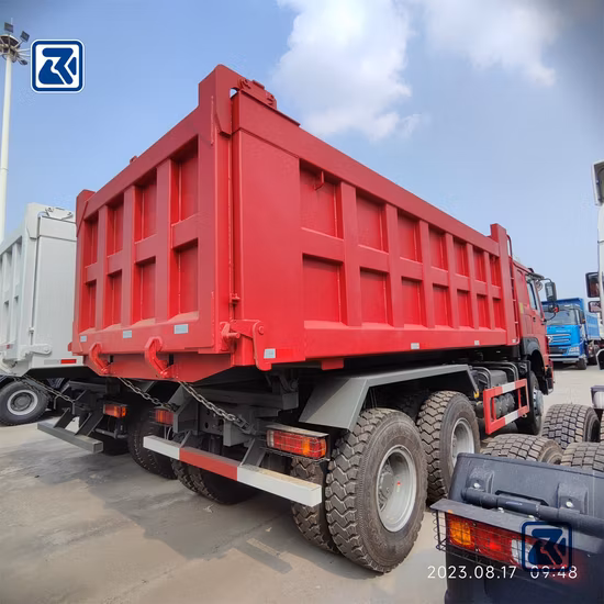 Autocarro con cassone ribaltabile utilizzato dello scaricatore di howo 371HP 6X4 20cbm 25/30t da vendere