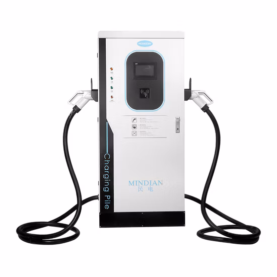 Caricatore rapido CC per auto elettrica 30kw 40kw 60kw Doppio pavimento con pistole