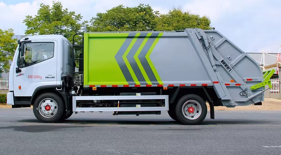 Fornitura di fabbrica Veicolo a nuova energia con camion della spazzatura elettrico in vendita